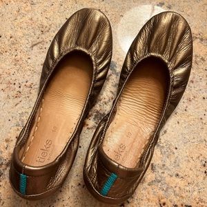 TIEKS flats Size 10 Bronze Fall Color